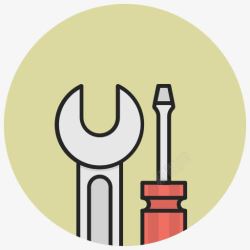 wrench选项修复螺丝刀设置安装程序工具高清图片