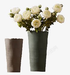 花瓶卡通植物花朵效果素材