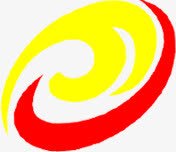黄色的爱心黄色红色组合成的logo图标图标