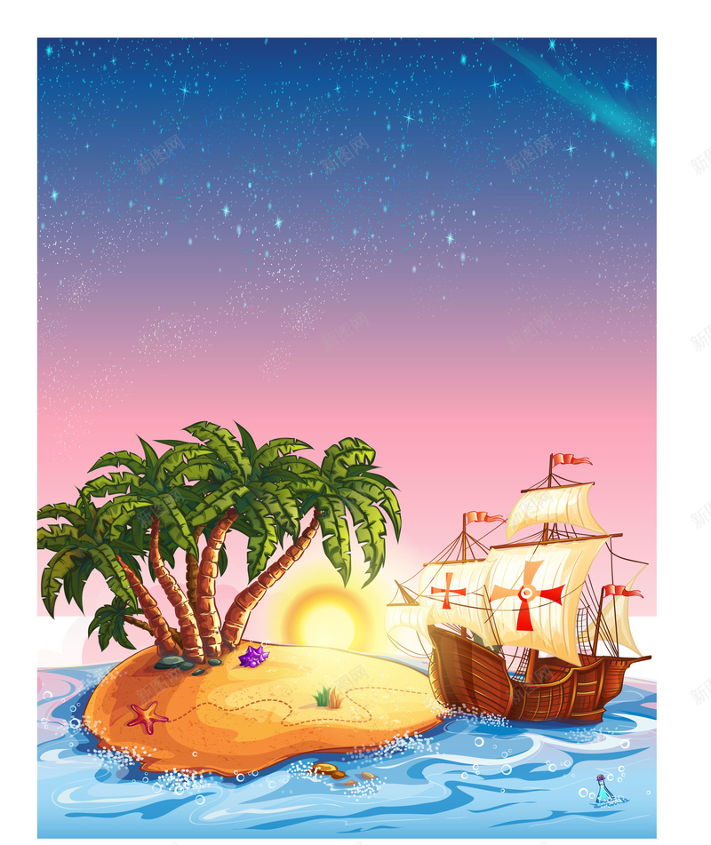 世界航海日卡通海报背景矢量图ai设计背景_88icon https://88icon.com 世界 世界航海日 卡通 大海 帆船 椰树 沙滩 海报 背景 航海 矢量图