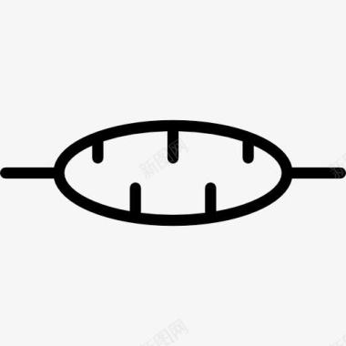 羊肉煎包烤肉串图标图标