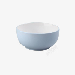 景德镇陶瓷蓝白空碗素材