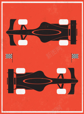 赛车F1海报背景矢量图背景