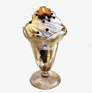 冰淇淋杯奶油冰淇淋杯图标图标