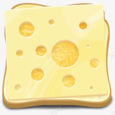 吐司面包奶酪烤奶酪图标图标