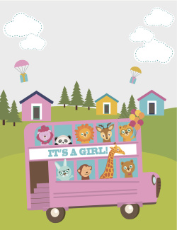 动物园海报设计卡通儿童小动物童真校园海报矢量图高清图片