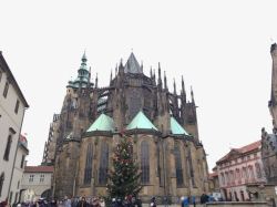 旅游景区布拉格城堡素材