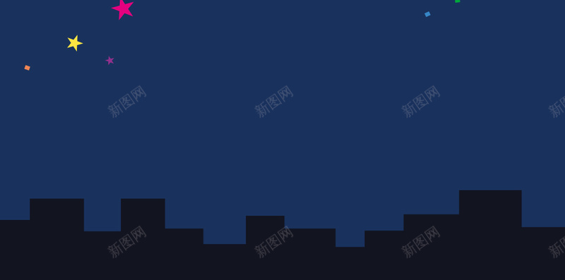 元宵节H5背景矢量图ai设计背景_88icon https://88icon.com H5 H5背景 h5 元宵节 几何 夜景 扁平 星星 渐变 赏灯 矢量图