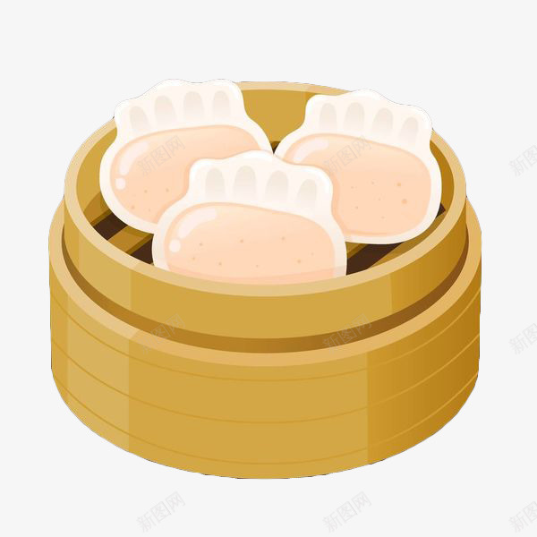 手绘包子png免抠素材_88icon https://88icon.com 包子矢量图 手绘包子 蒸包 面包 面食 食物 馒头 黄色蒸笼