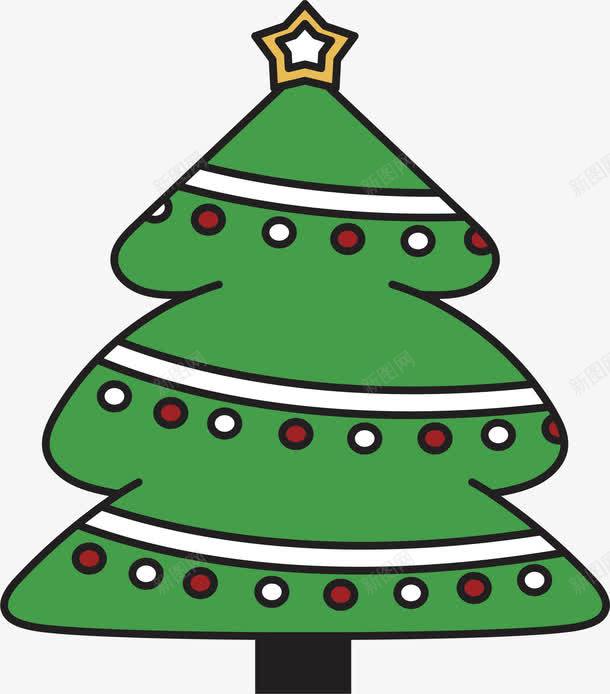 卡通圣诞树png免抠素材_88icon https://88icon.com 卡通圣诞树 圣诞树 圣诞节 矢量png 绿色圣诞树