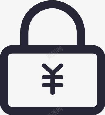 密码设置交易密码矢量图图标图标