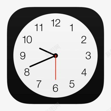 苹果7时钟iOS7Icons图标图标