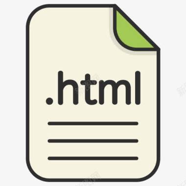心型文件延伸文件格式HTML型We图标图标