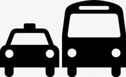 traffic汽车地面交通运输AIGA符号标志图标高清图片