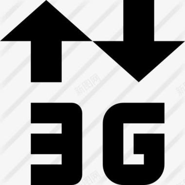 5G通讯3g图标图标