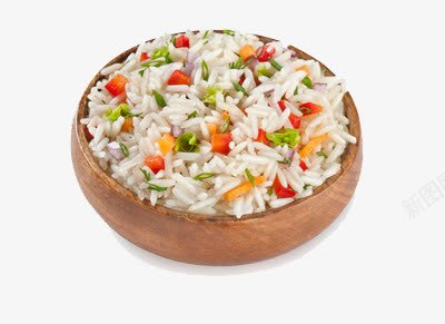 营养的八宝饭png免抠素材_88icon https://88icon.com 大米 木碗 红色 营养