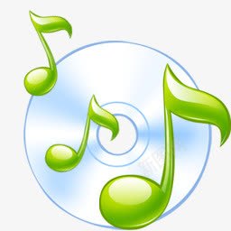 音乐符号点缀cd光盘音乐符号图标图标