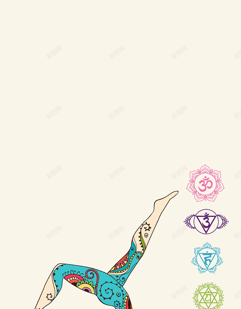 花卉纹样瑜伽女孩矢量图ai设计背景_88icon https://88icon.com 健康 养生 女孩 瑜伽 矢量 素材 纹样 花卉 运动 矢量图