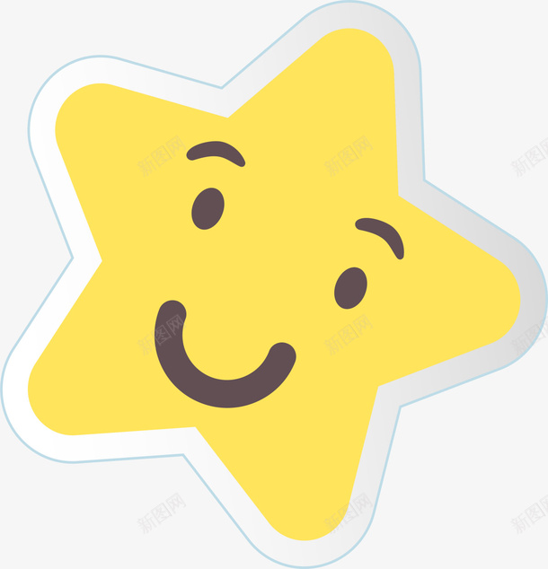 黄色微笑可爱星星png免抠素材_88icon https://88icon.com 五角星 儿童节 六一节 可爱星星 图案 装饰图案 黄色星星