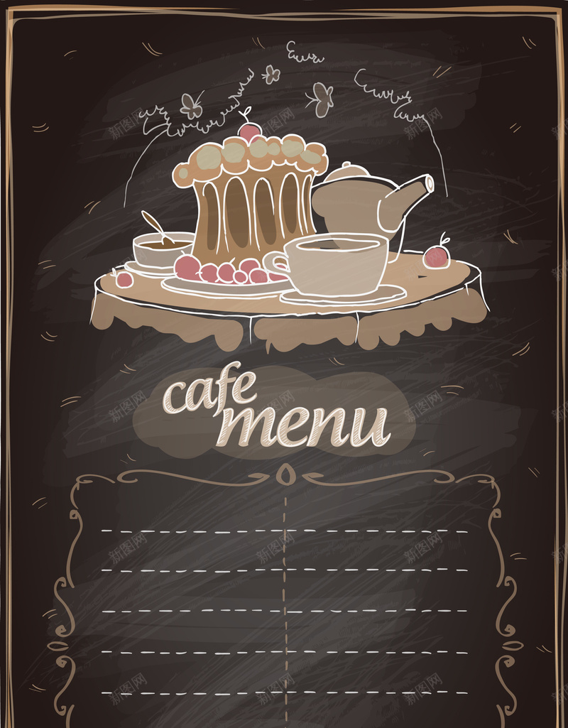 手绘卡通咖啡蛋糕黑底背景矢量图ai设计背景_88icon https://88icon.com 卡通 咖啡 手绘 童趣 背景 蛋糕 黑底海报 矢量图