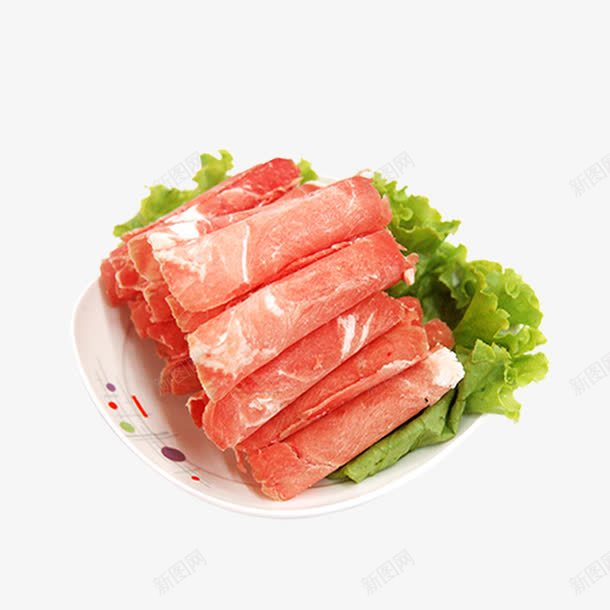 实物食物png免抠素材_88icon https://88icon.com 涮火锅 涮肉 火锅 生菜 羊肉 羊肉卷 高清