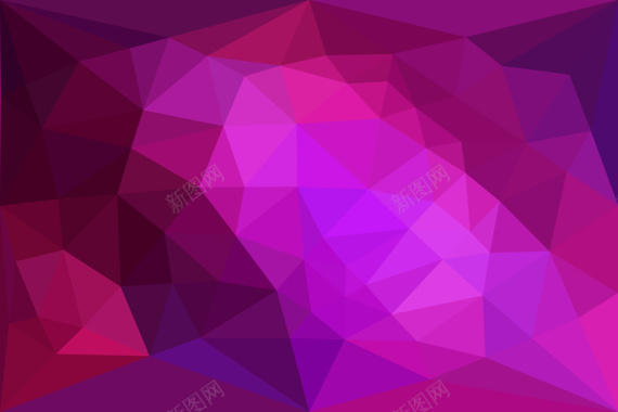 立体渐变紫色几何图形背景矢量图背景