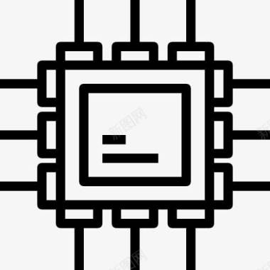 云端计算机硬件图标图标