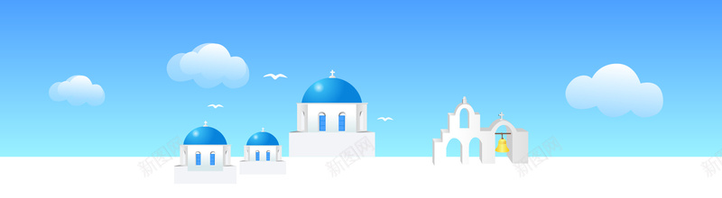 蓝天白云城堡背景矢量图ai设计背景_88icon https://88icon.com 几何 动漫蓝天白云图片 城堡 扁平 海报banner 渐变 白云 矢量图 蓝天