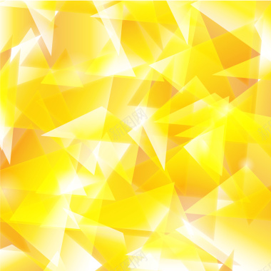 抽象黄色三角背景矢量图背景