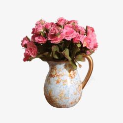陶瓷花瓶插花素材