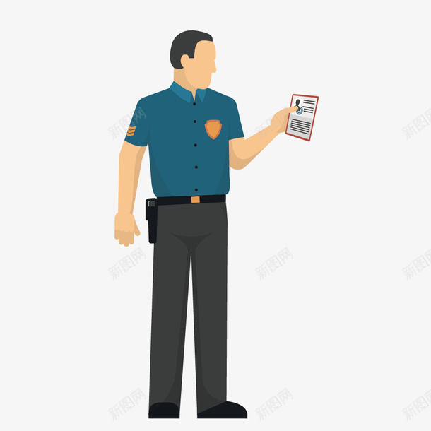 卡通机场安检员png免抠素材_88icon https://88icon.com 卡通 安检员 男性 职业