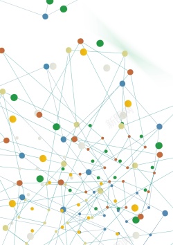 矢量信息点矢量线性圆点连接科技背景高清图片