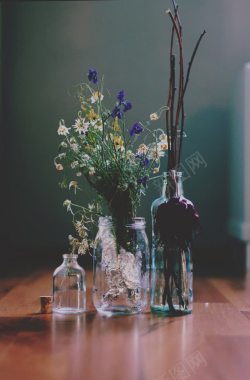 花瓶装饰背景背景