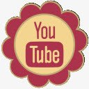 漂浮花瓣png素材花瓣社交媒体网页图标youtube图标