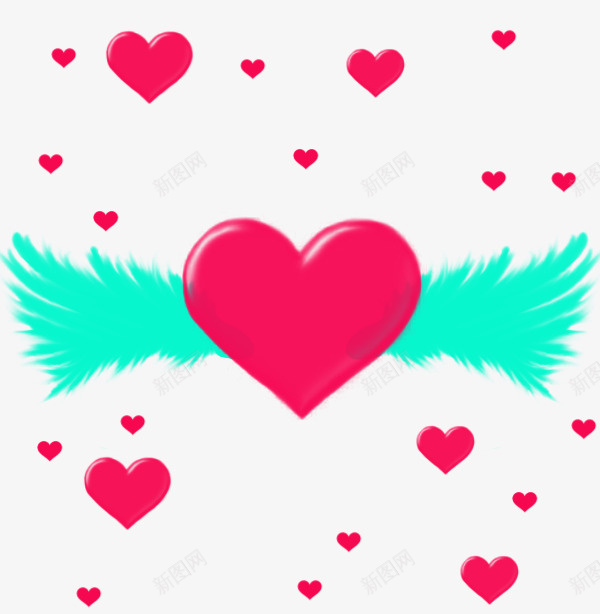 520爱的翅膀在你身边png免抠素材_88icon https://88icon.com 520 浪漫 爱心 爱情