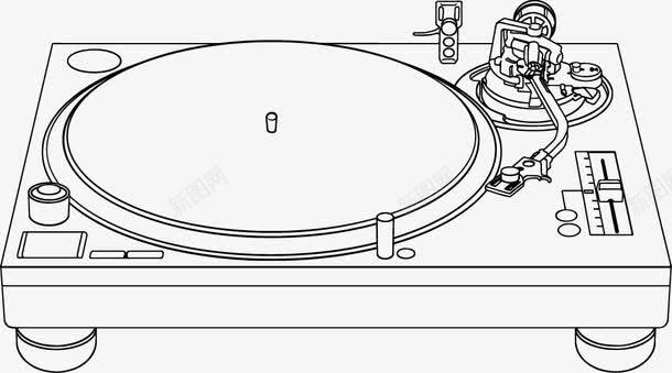 音乐元素乐器唱片机png免抠素材_88icon https://88icon.com 乐器 唱片机 音乐元素