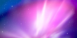 迸射星空中四处迸射的紫白色极光高清图片