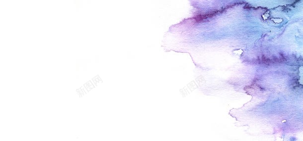 蓝紫色水渍背景背景