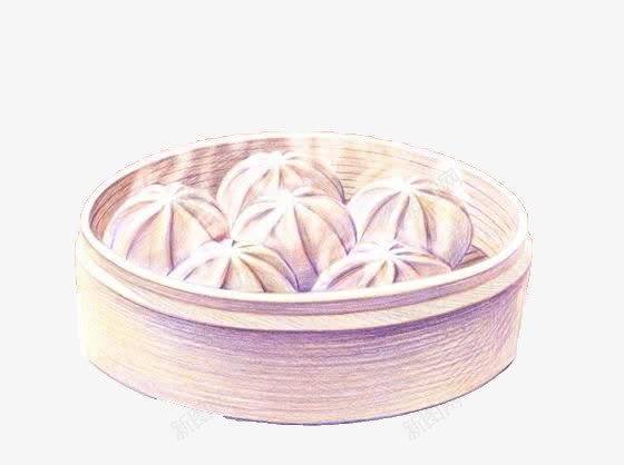 一笼小笼包png免抠素材_88icon https://88icon.com 包点 小笼包 小笼包插画 早餐 食物