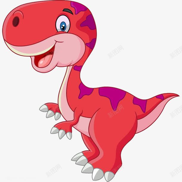 可爱卡通粉色恐龙png免抠素材_88icon https://88icon.com PNG 侏罗纪 卡通 恐龙 粉色