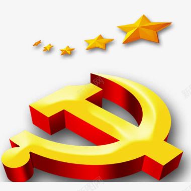 五角星图案中国共产党图标图标