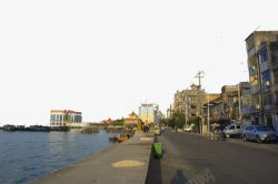 立体建筑北海城市渔港素材