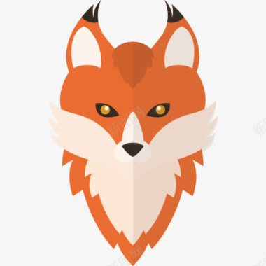 非洲的野生动物Fox图标图标