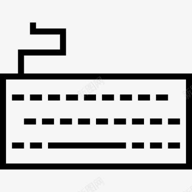 矢量电子线路板键盘图标图标