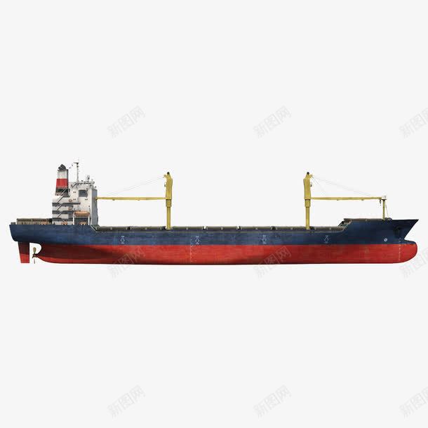 长条蓝红色海运船png免抠素材_88icon https://88icon.com 海上运送 海运船 红船 红色 蓝色 货物 运送货物 长条蓝红色海运船