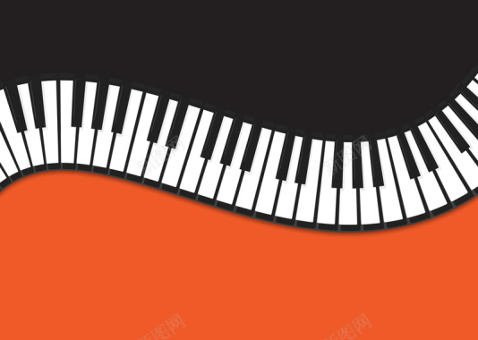 欧式钢琴演奏会海报展板矢量背景背景