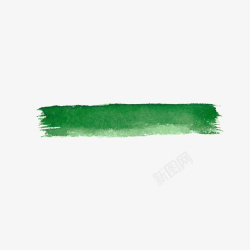 绿色水墨素材