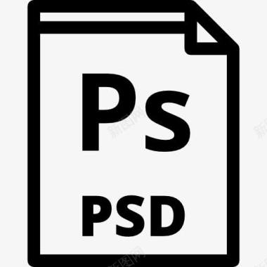 文件格式PSD图标图标