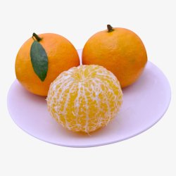 柑橘手剥橙皇帝柑实物素材