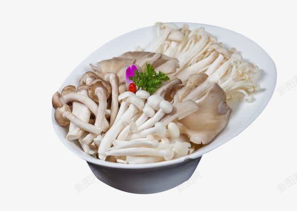 多拼鲜菇png免抠素材_88icon https://88icon.com 产品实物 拼盘 美味 蘑菇 金针菇 食材 鲜菇
